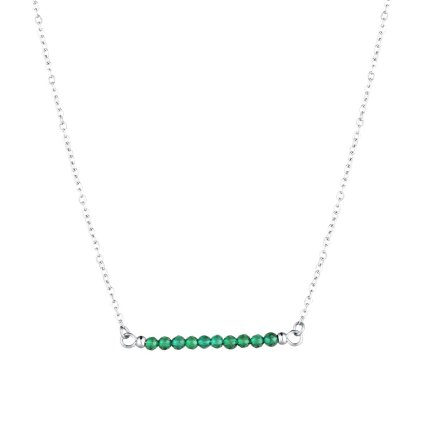 42038.3 emerald zircon náhrdel