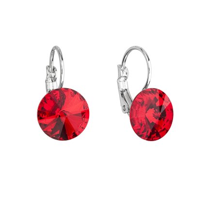 18344 nausnice bizutéria so swarovski kryštálmi cervene kulate 51002 3