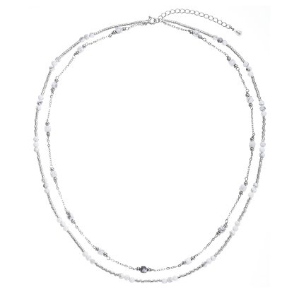 12183.1 white howlite glass