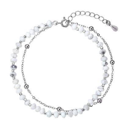 13115.1 white howlite glass