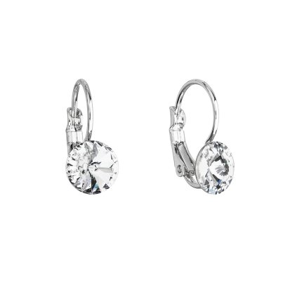 18407 nausnice bizutéria so swarovski kryštálmi bile kulate 51031 1