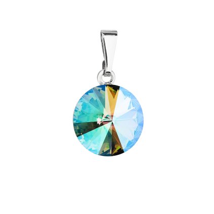 18953 prívesok bizutéria so swarovski kryštálmi zeleny fialové guľaty 54001 5