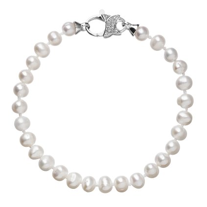 19535 perlový náramok z pravých riečnych perál biely 23002 1