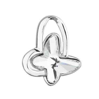 20645 stribrny prívesok s kryštálom swarovski biely motyl 34232 1