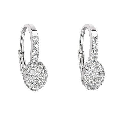 21920 stribrne nausnice visiace so zirkónom v bielej farbe 11200 1