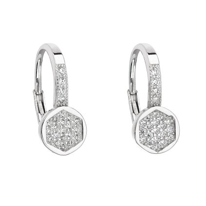 21950 stribrne nausnice visiace so zirkónom v bielej farbe 11199 1