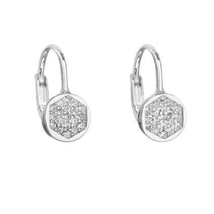 21956 stribrne nausnice visiace so zirkónom v bielej farbe 11212 1