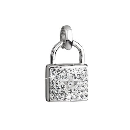 22748 stribrny prívesok s kryštálmi biely zamok 34808 1
