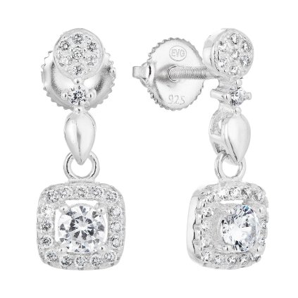 24173 stribrne nausnice visiace so zirkónom v bielej farbe 11329 1