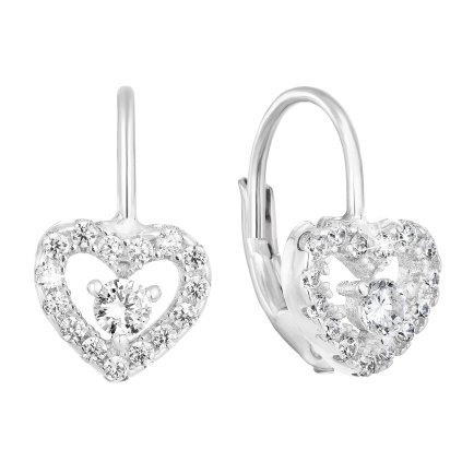 24302 stribrne nausnice visiace so zirkónom biele srdce 11225 1