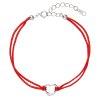 26279 kabbalah náramok proti uhranutiu stribrne srdicko 13006 3 cerveny