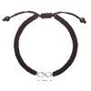 26345 2 kabbalah náramok proti uhranutiu stribrne nekonecno 13002 3 cierny