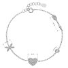 26417 2 stribrny naramok so zirkónmi srdicko 13017 1