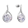 26600 stribrne visiace nausnice kvapky so swarovski kryštálmi 31305 3 violet