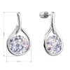 26600 2 stribrne visiace nausnice kvapky so swarovski kryštálmi 31305 3 violet