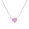 27185 3 strieborný nahrdelník so syntetickým opalom ružové srdce 12048 3