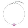 27209 strieborný náramok so syntetickým opalom ružovej guľaty 13019 3