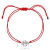 27917 2 kabbalah červený náramok proti uhranutiu stribrny anjel so zirkónmi 13020 3