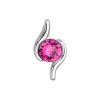 28790 strieborný prívesok so swarovski kryštálom ružovej 34261 3 fuchsia