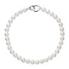 28826 perlový náramok biely so striebornou sponou 33123 1