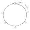 28901 1 strieborný naramok s placickami 63003
