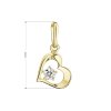 29099 1 zlaté 14 karatové prívesok srdce zlté zlato s bielym zirkónom 94z00012 crystal