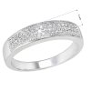 Strieborný prsteň so zirkónmi biely 885028.1 (Veľkosť 48 (ø15,3 mm))