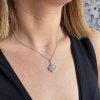 29480 1 strieborný nahrdelník s kryštálmi swarovski štvorlistiek 32085 1 crystal