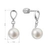 29720 1 stribrne nausnice visiaci slzicka s ricnou perlou 21086 1b