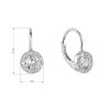 29891 1 strieborné náusnice detské guľaté so zirkónmi 11475 1 crystal