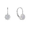29900 stribrne nausnice detske kyticky so zirkónmi 11476 1 crystal