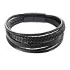 30206 naramok pansky s kozenkovými páskami a sponou na magnet 43023 3 čierne
