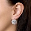 17660 stribrne nausnice visiace s kryštálmi swarovski rusove kulate 31161 3