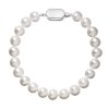 Perlový náramok z riečnych perál so zapínaním z bieleho 14 karátového zlata 823003.1 biely (Záponky Biele zlato 9260B)