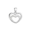 31142 stribrny prívesok dve srdicka so zirkónmi biele 14021 1