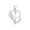 31145 stribrny prívesok srdicka s tromi zirkónmi v bielej farbe 14022 1