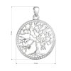31154 1 strieborný prívesok strom života lemovany zirkónmi biely 14025 1