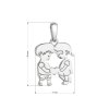 31175 1 strieborný prívesok priateľstvo 64004