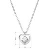 31223 1 stribrny nahrdelnik srdicko so zirkónom 12063 1