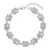 17741 stribrny naramok so swarovski kryštálmi mix farieb 33047 3 sakura