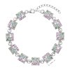 17741 2 stribrny naramok so swarovski kryštálmi mix farieb 33047 3 sakura