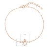 31535 1 pozlátený stribrny rose náramok andelicek so zirkónmi 13028 1 crystal