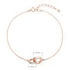 31541 1 pozlátený stribrny rose naramok krúžky so zirkónmi 13032 1 crystal