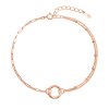 31556 pozlátený stribrny rose náramok krúżok 63013 rose
