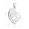 31898 1 strieborný prívesok srdce matka a dieťa 64002