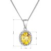 32027 3 strieborny nahrdelnik luxusne s pravym kameňom zlty 12086 3 citrine