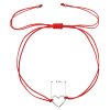 32471 3 kabbalah náramok so stribrnym srdcom 13042 3 red