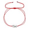 32486 kabbalah náramok so stribrnym medvedíkom 13046 3 red