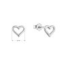 32531 1 stribrne nausnice mala srdicka 61036