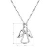 32645 1 stribrny nahrdelnik anjel so zirkónom 12104 1